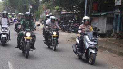 TNI-Polri, Polres Pangandaran dan Kodim 0625/Pnd Bersinergi Dalam Patroli Bersama