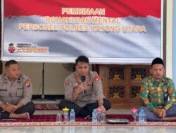 Tingkatkan kualitas keimanan dan ketaqwaan, Anggota Polres Kayong Utara melaksanakan Binrohtal
