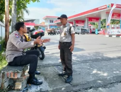 Upaya Cipta Keamanan, Aipda Suhartanto Sambang SPBU Ahmad Yani Semarang