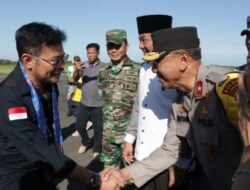 Wakapolda Bengkulu Sambut Kedatangan Menteri Pertanian, Pengamanan Maksimal