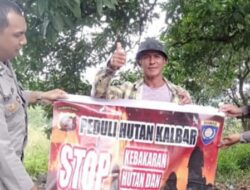Satgas Preemtif Ops Bina Karuna Kapuas-2023 Tahap I Polres Singkawang Beri Himbauan Karhutla