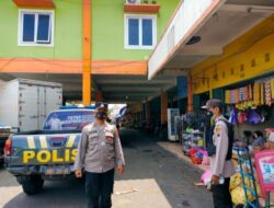 Polsek Demak Kota Pantau Stok Sembako di Pasar Tradisional