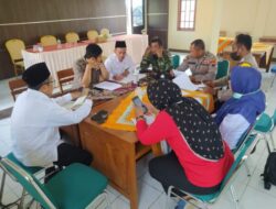 Persiapan Hari Jadi Kabupaten Demak Ke-520 Tahun, Bhabinkamtibmas Tridonorejo Hadiri Rakor Di Aula Kantor Kecamatan Bonang