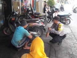 Anggota Polsek Wedung Sambangi Pasar Mengedukasi Harkamtibmas