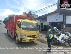 Antisipasi kecelakaan, Polresta Bengkulu, Tindak Truck ODOL