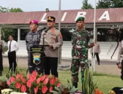 Kapolrestabes Semarang Pimpin Langsung Kegiatan Apel Sinegritas TNI- POLRI