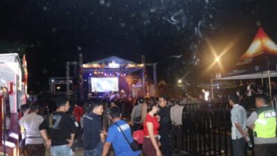 Berlangsung Dengan Meriah, Waka Polres Melawi: Konser Born Art Flashtival Berjalan Aman dan Lancar