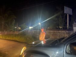 Ciptakan Rasa Aman, Personil Polsek Nanga Pinoh Lakukan Patroli Malam Hari