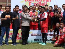 Antar Instansi di Kabupaten Batang Ciptakan Sinergitas Lewat Turnamen Mini Sepak Bola