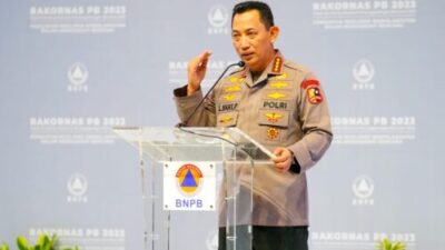 Di Rakornas BNPB, Kapolri Bicara Langkah Konkret Manajemen Risiko Bencana