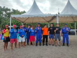 Dit Polairud Polda Jabar Melaksanakan Pelatihan Penyelamatan Kecelakaan Laut di Pangandaran
