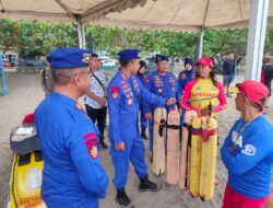 Dit Polairud Polda Jabar, Sat Polairud Polres Pangandaran, Melaksanakan Pelatihan Penyelamatan Kecelakaan Laut