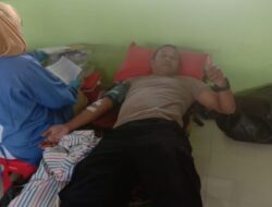 Donor Darah Personel Polsek Wedung Dalam Rangka Hari Jadi Kabupaten Demak ke-520