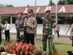 Laksanakan Apel Jam Pimpinan TNI-Polri, Polrestabes Semarang Dukung Agenda Nasional
