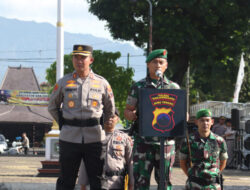 Serentak TNI-Polri di Banjarnegara Gelar Apel Jam Pimpinan, Dukung Agenda Nasional dan Pemilu 2024