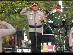 Gelar Apel Jam Pimpinan TNI-Polri, Polres Demak Siap Amankan Agenda Nasional dan Pemilu 2024