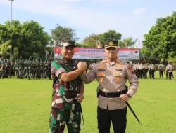 Gelar Apel Sinergitas TNI-Polri, Polresta Pati Jaga Stabilitas Keamanan
