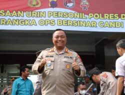 Gelar Operasi Bersinar 2023, Ratusan Personil Polres Demak Jalani Tes Urine