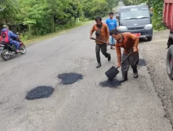 Jalan Kabupaten di Wonogiri Rusak Banyak Dikeluhkan Warga