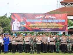 Kapolres Rembang & Dandim 0720/Rbg Pimpin Apel Sinergitas TNI-Polri