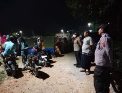 Kapolsek Bulu & Anggota Memantau Kegiatan Perkemahan MTs 1 Pati di Desa Pondokrejo