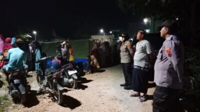 Kapolsek Bulu Rembang, Pastikan Keamanan Peserta Dengan Pantau Kegiatan Perkemahan di Desa Pondokrejo