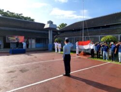 Polsek Demak Kota Hadir di Rutan Menjadi Pembina Upacara