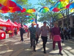 Kapolsek Pontianak Utara Pimpin Pengamanan Opening Ceremony Pesona Kulminasi Matahari