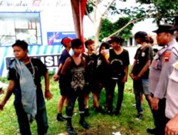 Kegiatan Pembinaan Anak Punk Dipimpin Kapolsek Wanasari Polres Brebes