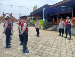 Kapolsek Wonosalam Memimpin Pengamanan Kunjungan Kerja Gubernur Jateng di Wisma Halim