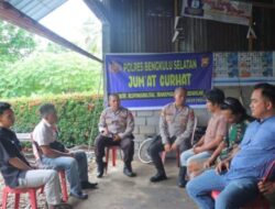 Jum’at Curhat, Kasat Samapta Polres Bengkulu Selatan Terima Masukan Dari Warga