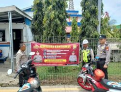 Spanduk Himbauan Kamtibmas Dipasang Polsek KSKP