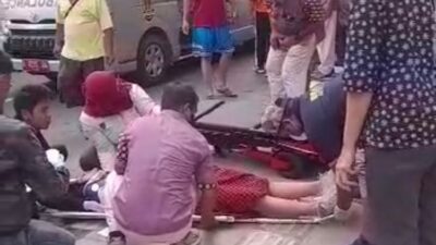 Kecelakaan di Jalan Mayjen Sutopo Semarang, 4 Pelajar Dilarikan ke RSUP Kariadi Semarang