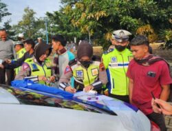 Kedapatan Berknalpot Brong Kunjungi Waduk Gunungrowo, 30 Motor Diamankan Polisi