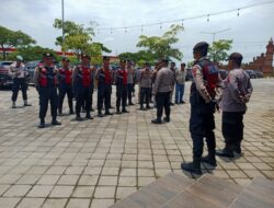 Kepala Kepolisian Sektor Wonosalam Pimpin Pengamanan Kunjungan Kerja Gubernur Jateng di Wisma Halim
