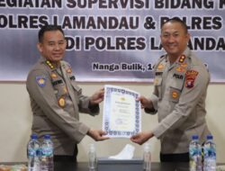 Kapolres Lamandau di Beri Penghargaan Dari Kepala Pusat Keuangan Polri