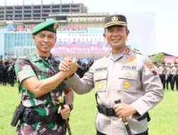 Kodim 0704/Banjarnegara Bersama Polres Banjarnegara Mengikuti Jam Pimpinan Di Purwokerto