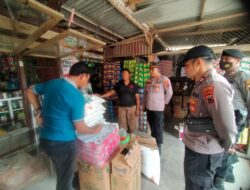Memasuki Bulan Ramadhan, Polsek Sale Rembang Monitor Ketersediaan Sembako Di Pasaran