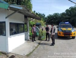 Patroli Rutin dan Patroli Objek Vital Dalam Rangka Menjaga Sit Kamtibmas di Wilkum Polsek Nasal 