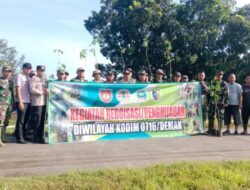 Peduli Lingkungan, Polsek Demak Kota bersama TNI Hadiri Reboisasi Penanaman Pohon