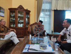 Pembahasan Kapolsek Mijen Bersama Ketua PKD , PPS Ds. Geneng Kec. Mijen Kab. Demak dalam Kunjungan Rutin