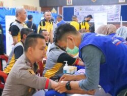 Personel Polres Singkawang Menggelar Pemeriksaan Kesehatan Berkala