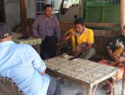 Personel Polsek Bulu Berpatroli Tatap Muka Dengan Warga, Himbau & Pantau Kamtibmas