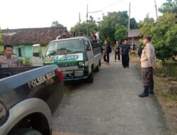 Polsek Bulu Rembang Dampingi Pemberangkatan Giat PSHT Ranting Bulu