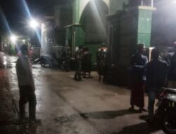 Personil Polsek Bonang Melakukan Pengamanan Pengajian Akhirus Sanah di Madin Diniyah Miftahul Ulum Desa Karangrejo