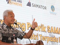 Gubernur Ganjar Hadiri Groundbreaking APS Pabrik PT Samator ke-56 di KIT Batang