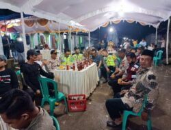 Pimpin Pengamanan Orkes Dangdut, Kapolsek Guntur Antisipasi Gangguan