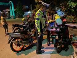 Polisi Menindak 49 Sepeda Motor Knalpot Brong dan 5 Pelaku Balap Liar, Diantaranya Masih SMP