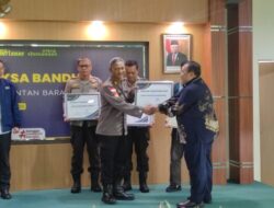 Polres Bengkayang Dapatkan Penghargaan Anugerah Reksa Bandha Kanwil DJKN Kalbar
