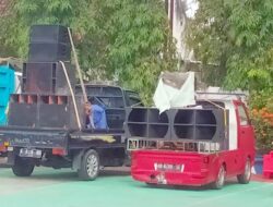 Ganggu Kamtibmas, 3 Mobil Dengan Sound System Besar Diamankan Anggota Polisi Polres Rembang
